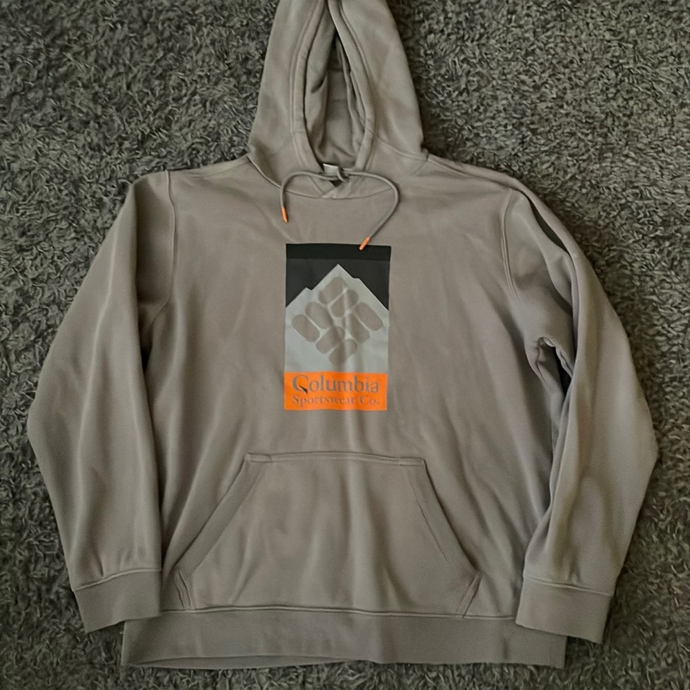 Men Columbia jacket size large color gray
